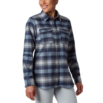 Dámské Košile Columbia Bryce Canyon Stretch Flannel Tmavě Blankyt TGADRF673